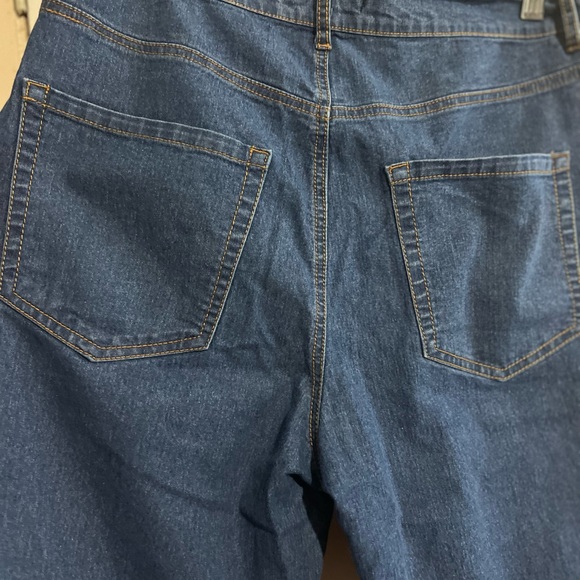 Forever 21 Ladies Dark Denim High Waist Jeans 30 - Picture 5 of 7
